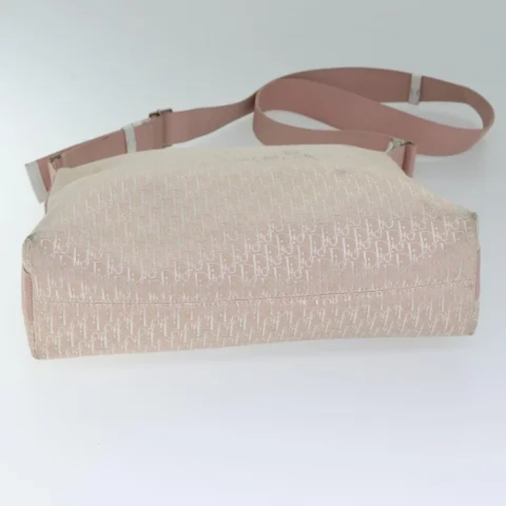 Dior Vintage Pre-owned Canvas dior-bags Pink Dames