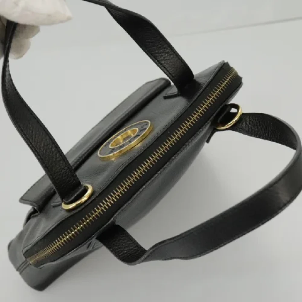 Celine Vintage Pre-owned Leather handbags Black Dames