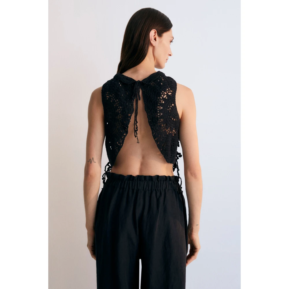 The New Society Hera Woman Pant Caviar Black Dames