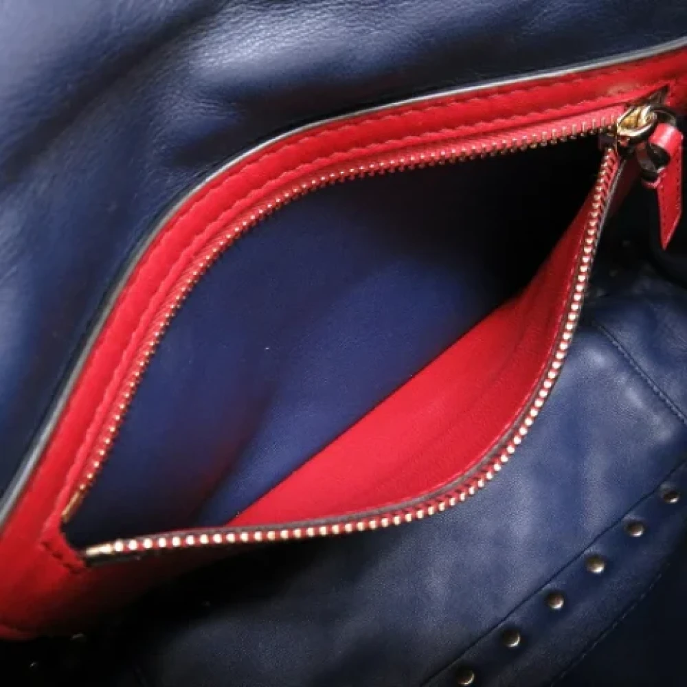 Valentino Vintage Pre-owned Fabric shoulder-bags Black Dames