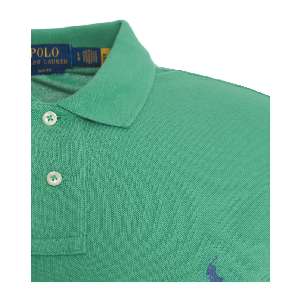 Polo Ralph Lauren Groen Poloshirt Stijlvolle Borduursels Green Heren