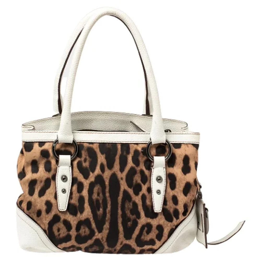 Dolce & Gabbana Pre-owned Fabric handbags White Dames