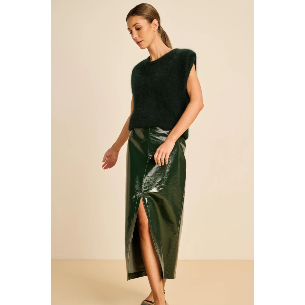 March23 Maya Top Green Dames