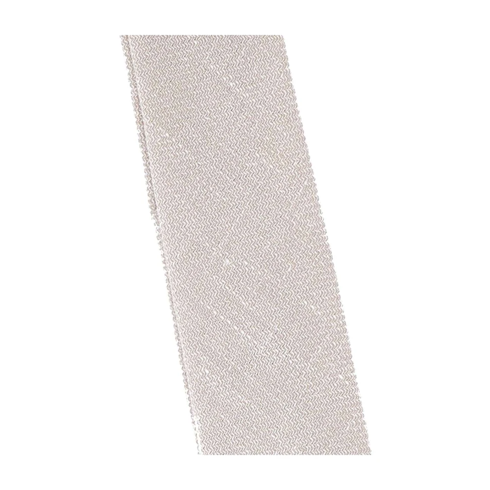 Eleventy Beige Wol Linnen Zijden Stropdas Beige Heren