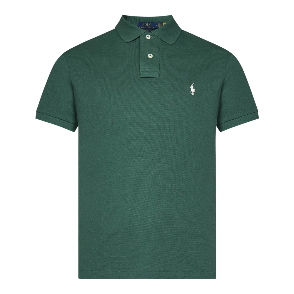 Polo Ralph Lauren Groene Polo T-shirt met Pony Borduurwerk Green Heren
