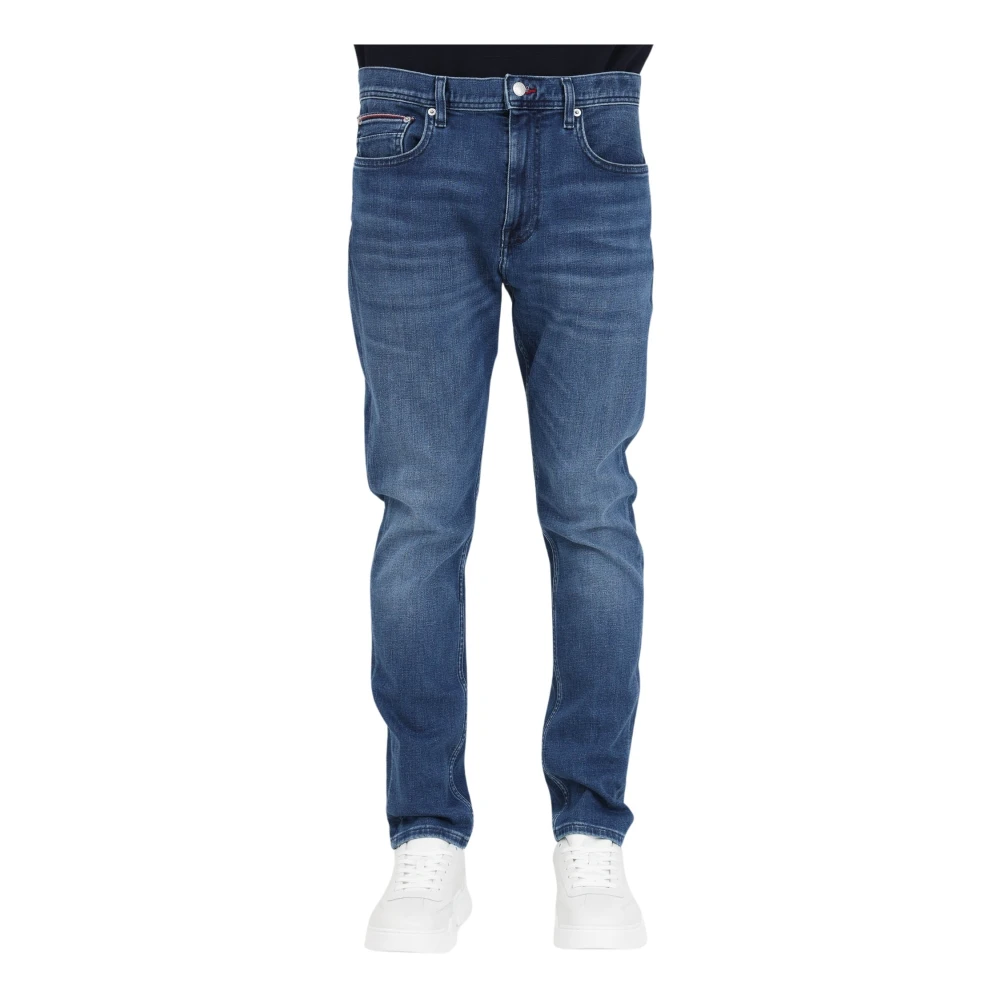 Tommy Hilfiger Klassieke jeans met lichte vervaging Blue Heren