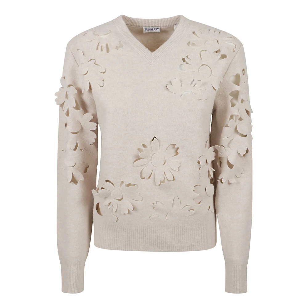 Burberry Stijlvolle Sweaters voor Vrouwen White Dames