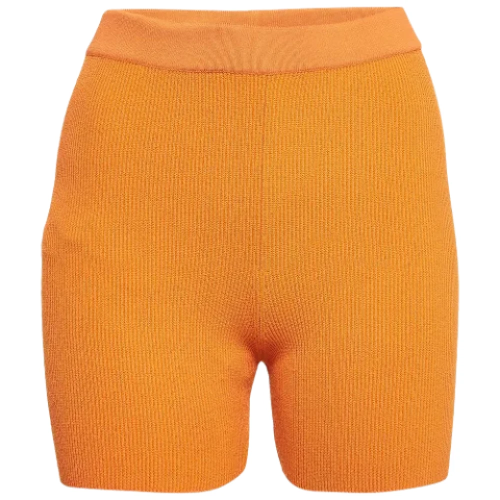 Jacquemus Pre-owned Fabric bottoms Orange Dames