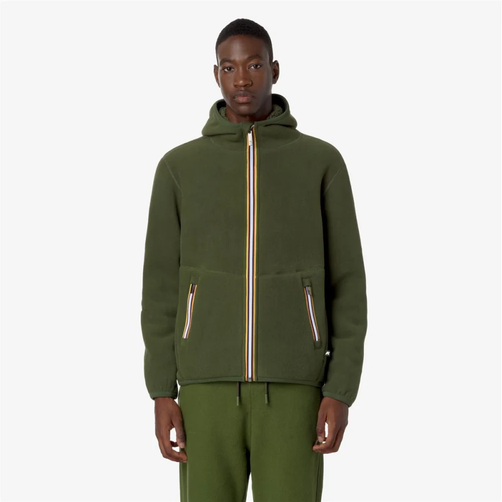 K-way Jack Sherpa Polar Omkeerbaar Green Heren