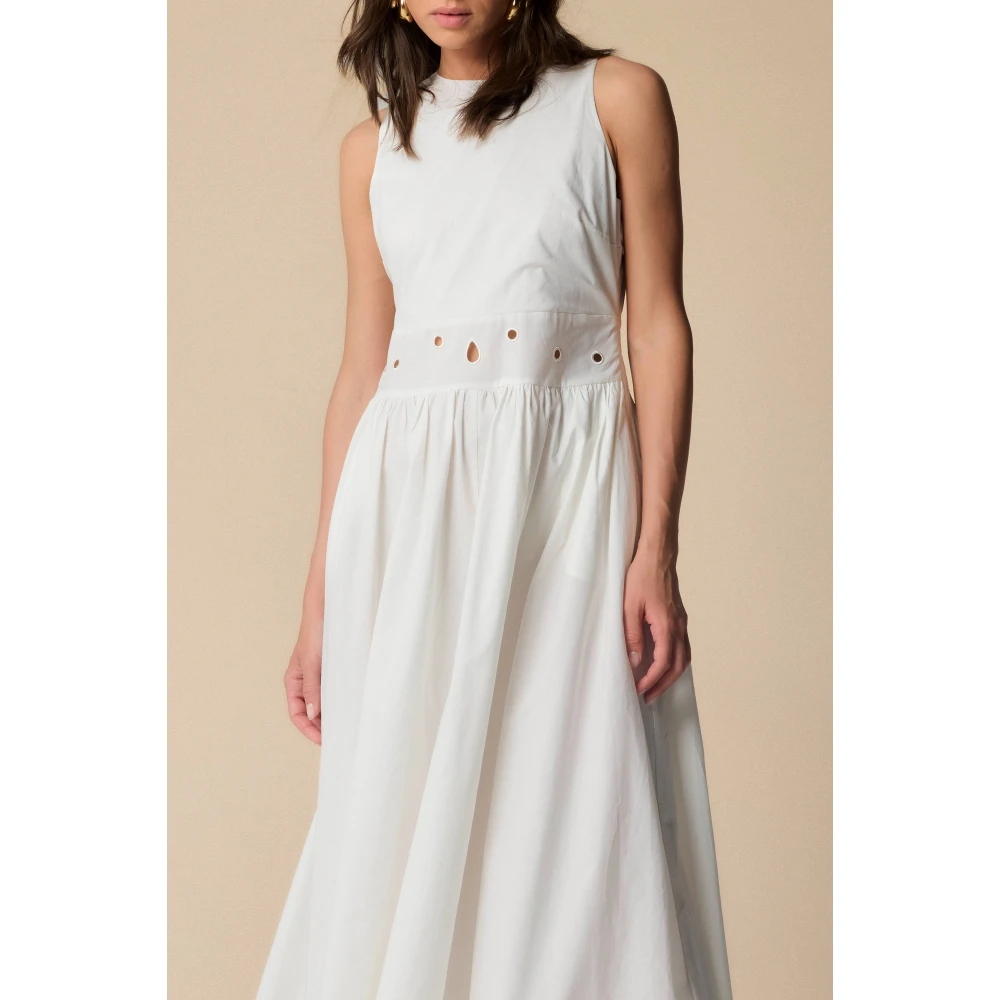 Kocca Elegante Maxi Jurken voor Vrouwen White Dames