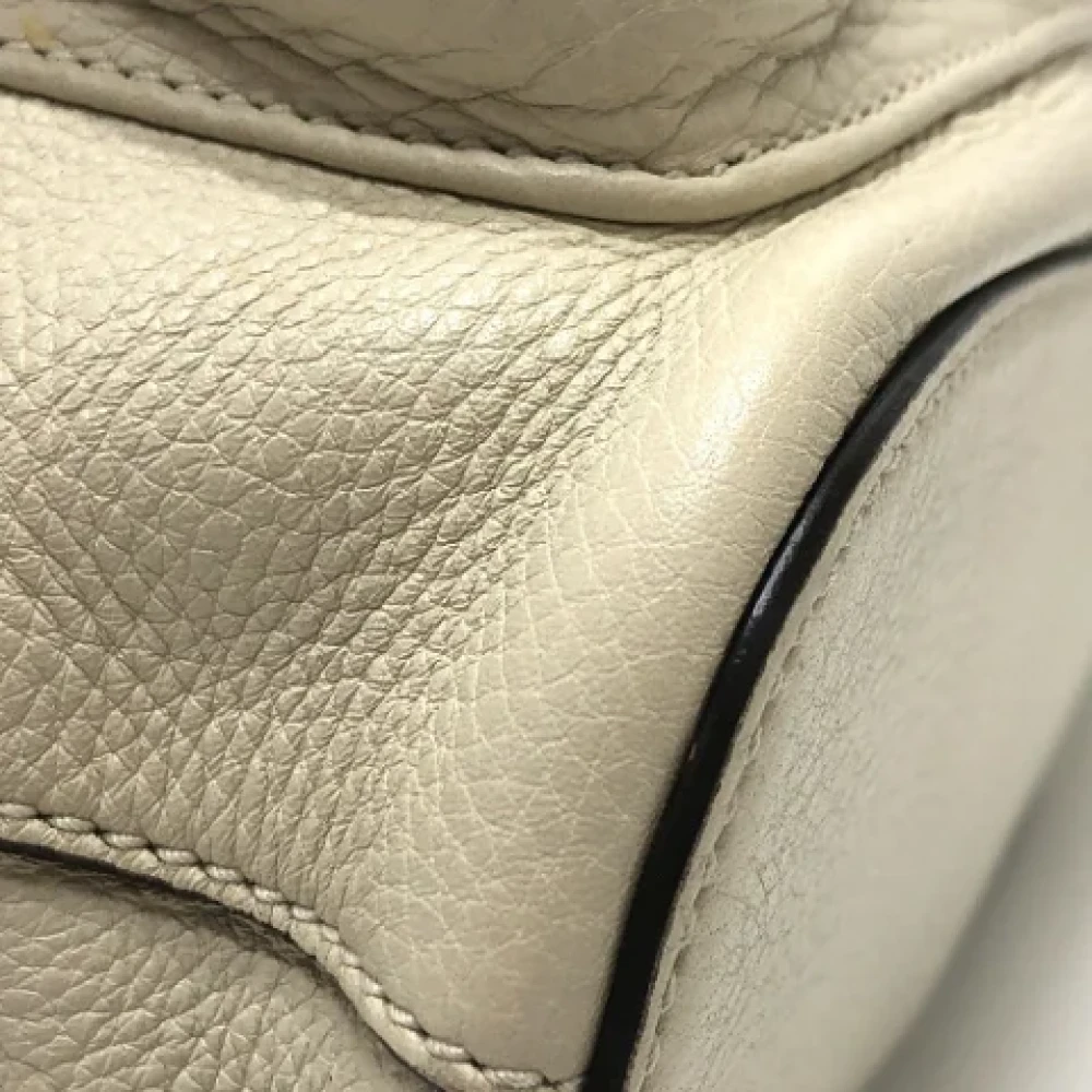 Gucci Vintage Pre-owned Canvas gucci-bags White Dames