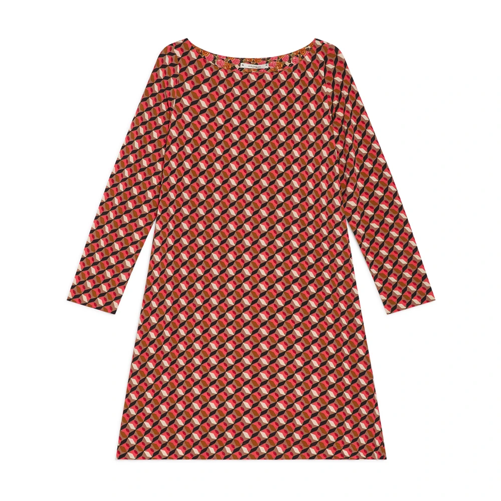 Maliparmi Prisma Jersey Jurk Red Dames