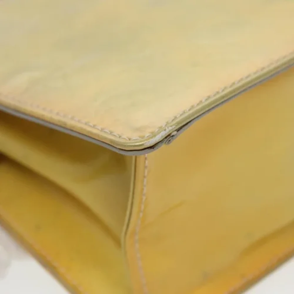 Louis Vuitton Vintage Pre-owned Leather handbags Yellow Dames