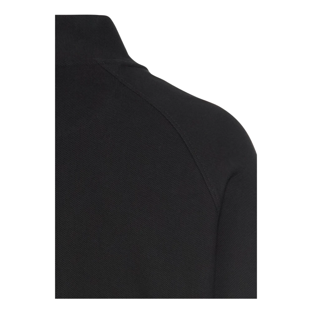 camel active Stijlvolle Sweatjack met Opstaande Kraag Black Heren