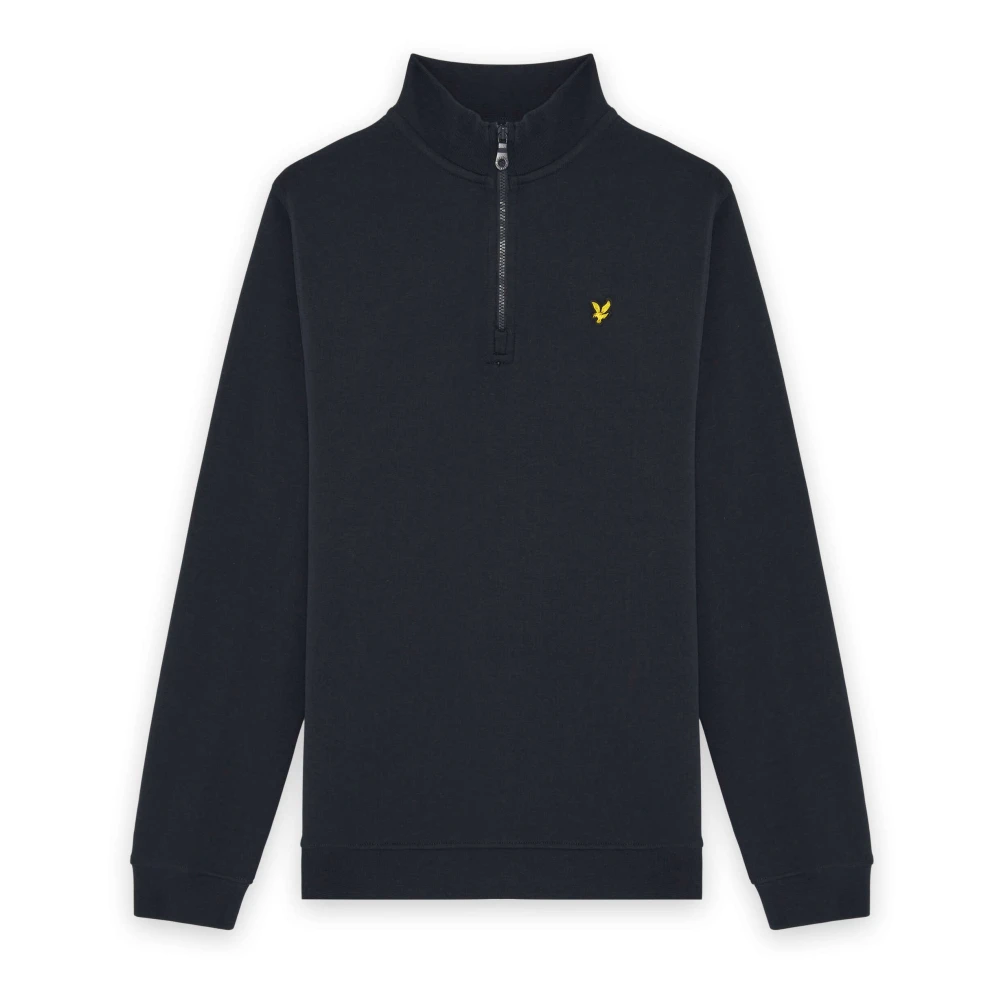 Lyle and Scott 1/4 Zip Jumper In Navy, Size 15/16 Y - Image 3