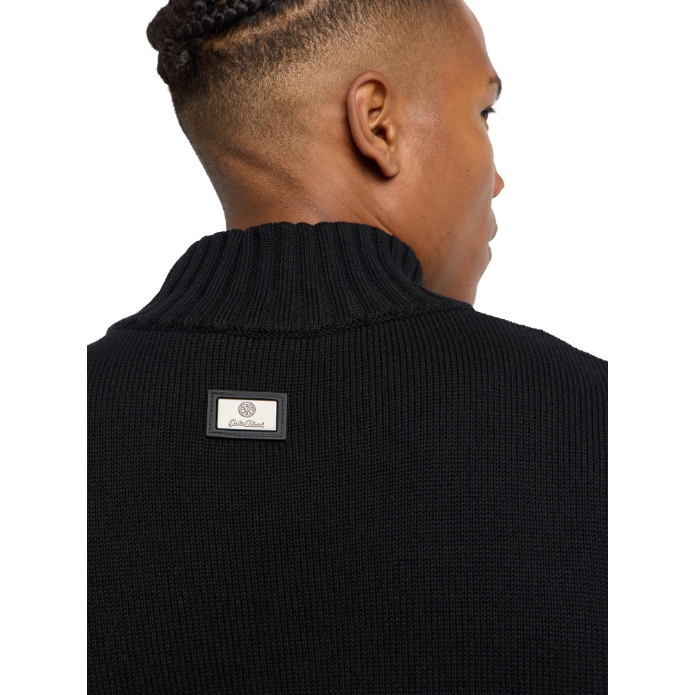 carlo colucci Urban Statement Sweater Divenuto Black Heren