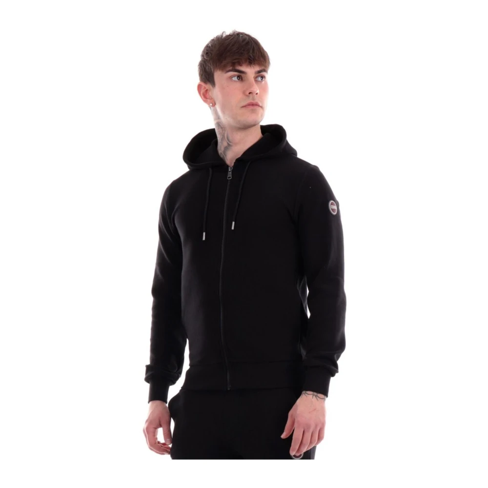 Colmar Heren Ottoman Gestreepte Sweatshirt Black Heren