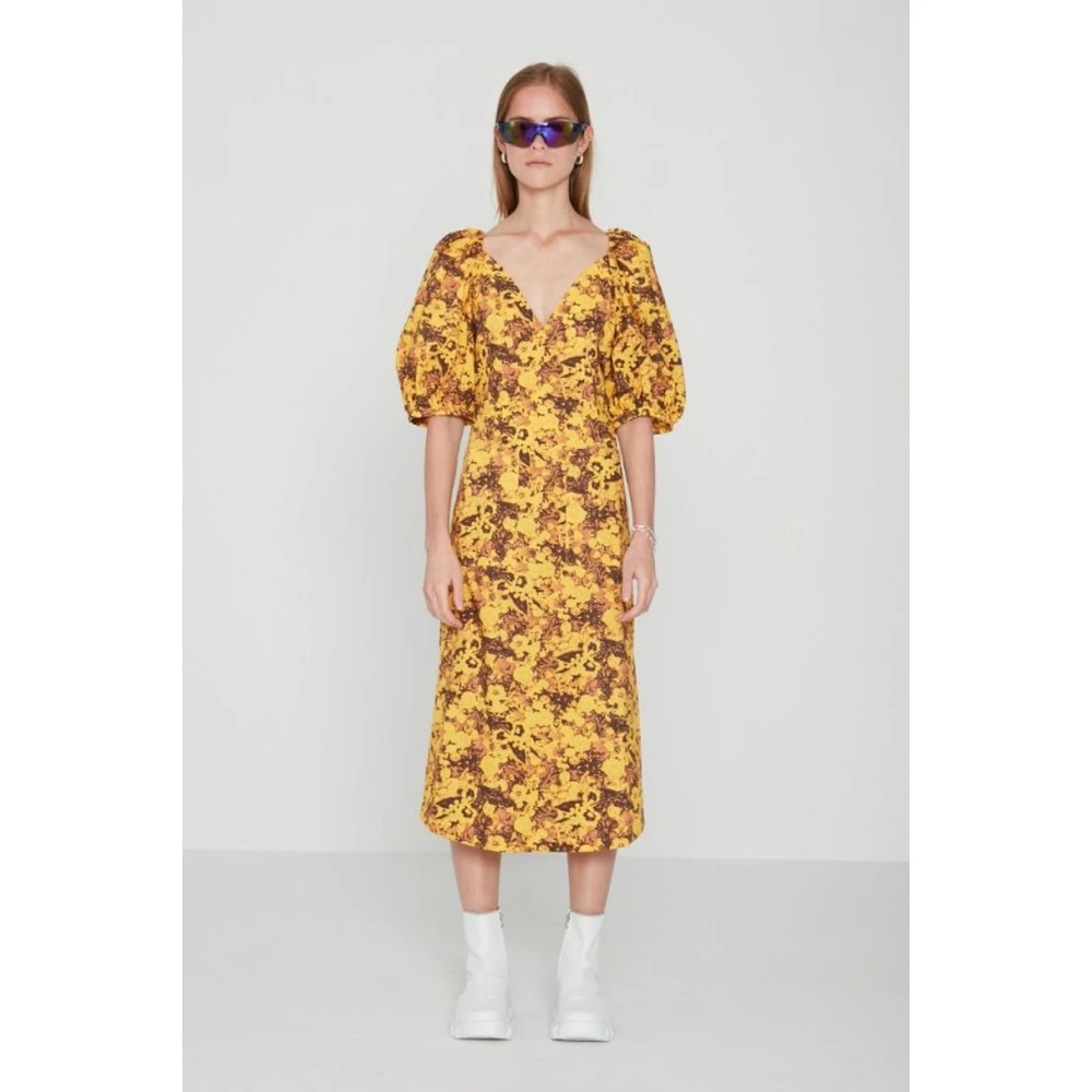 Remain Birger Christensen Bohemian Katoenen Jurk Solar Power Combo Multicolor Dames
