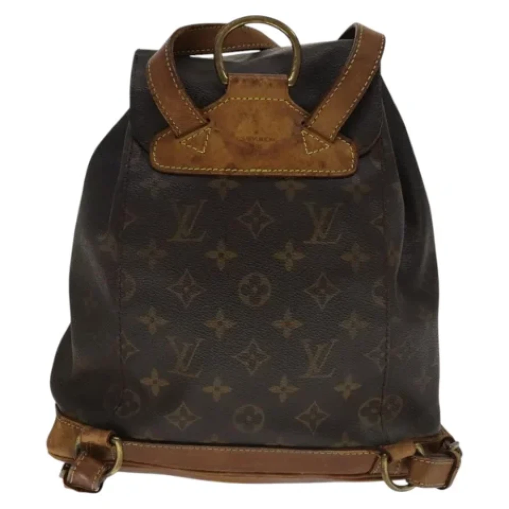 Louis Vuitton Vintage Pre-owned Canvas backpacks Brown Dames