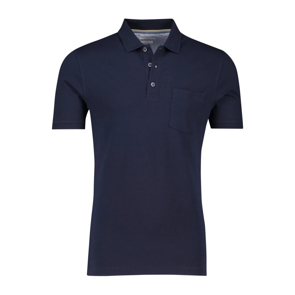 BRAX Donkerblauw poloshirt korte mouw Blue Heren