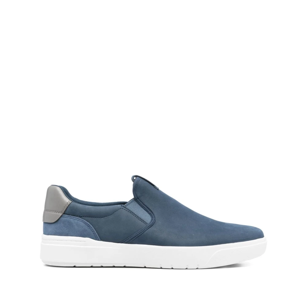 Timberland Blauwe Slip-On Sneakers met Gewatteerde Enkel Heren Schoenen