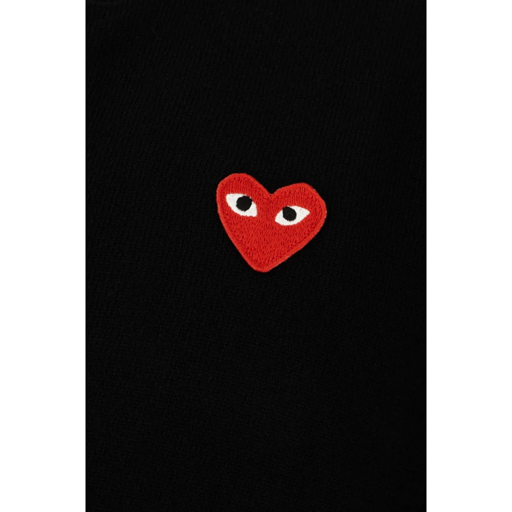 Comme des Garçons Play Stijlvolle Gebreide Collectie Black Heren