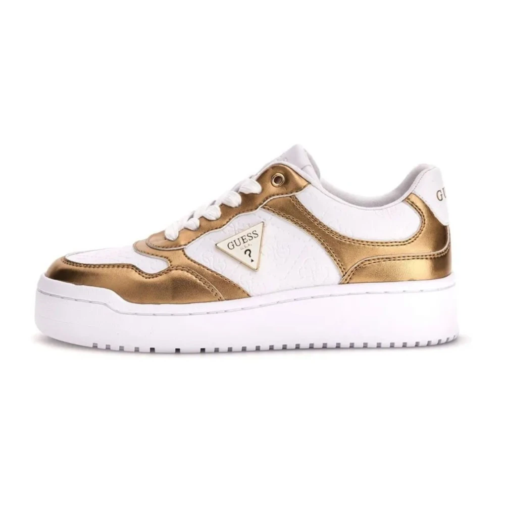 Guess Miram6 Leren Sneakers Dames Schoenen Veelkleurig Multicolor