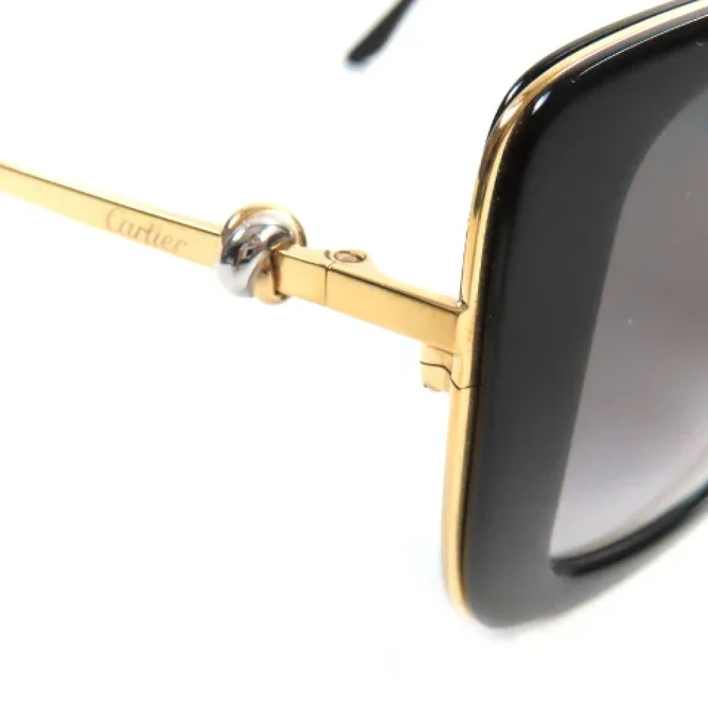 Cartier Vintage Pre-owned Glass sunglasses Black Heren