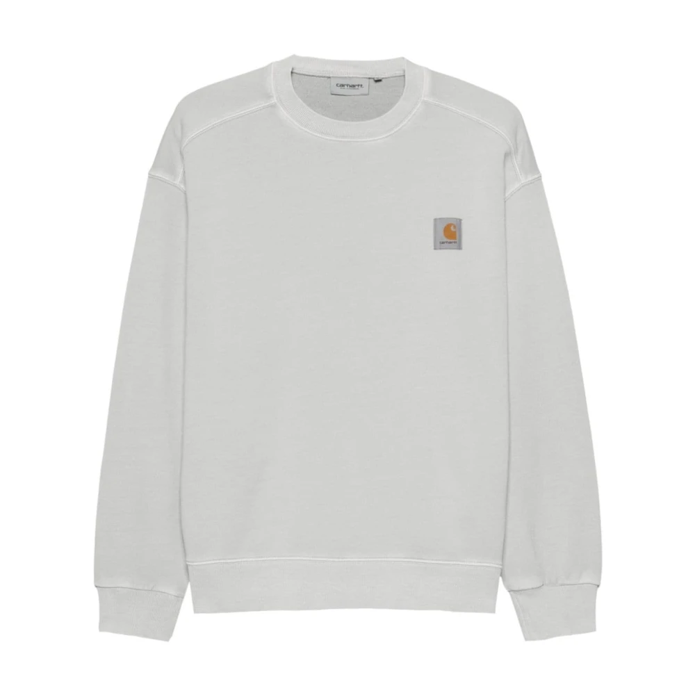 Carhartt WIP Grijze Sweater met Logo Patch Gray Heren