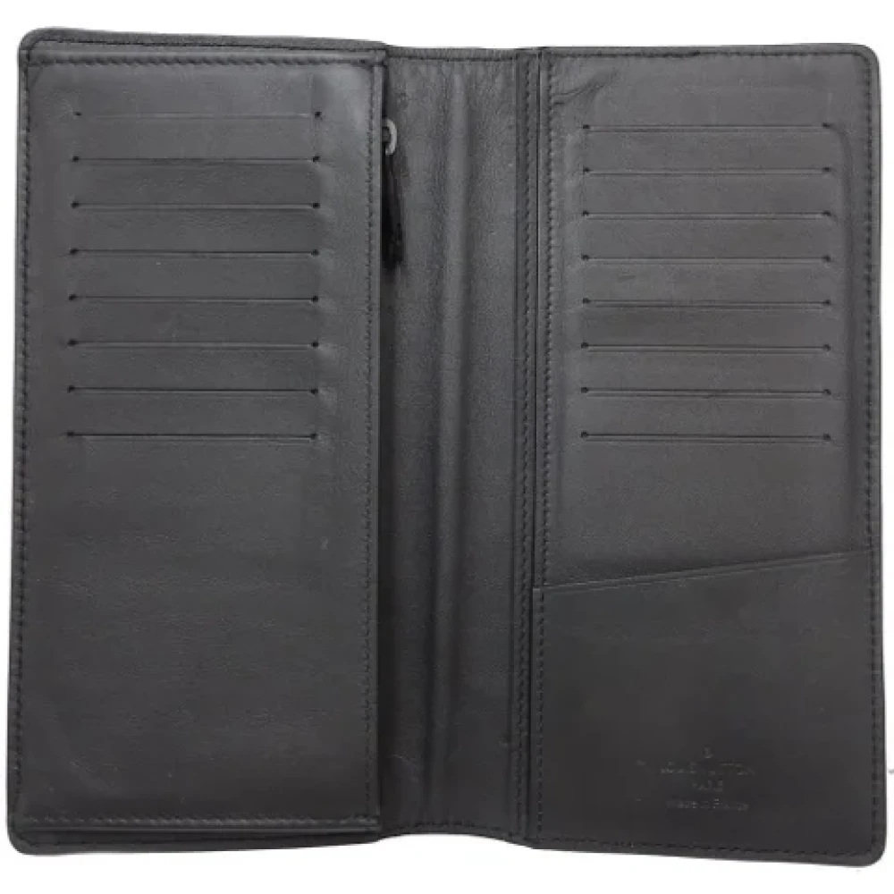 Louis Vuitton Vintage Pre-owned Leather wallets Black Heren