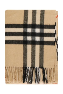 Cashmere Check Scarf