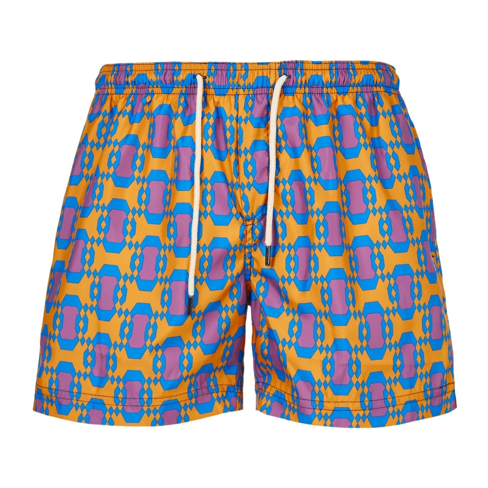 Peninsula Mediterrane Stijl Zwemkleding Oranje Multicolor Heren