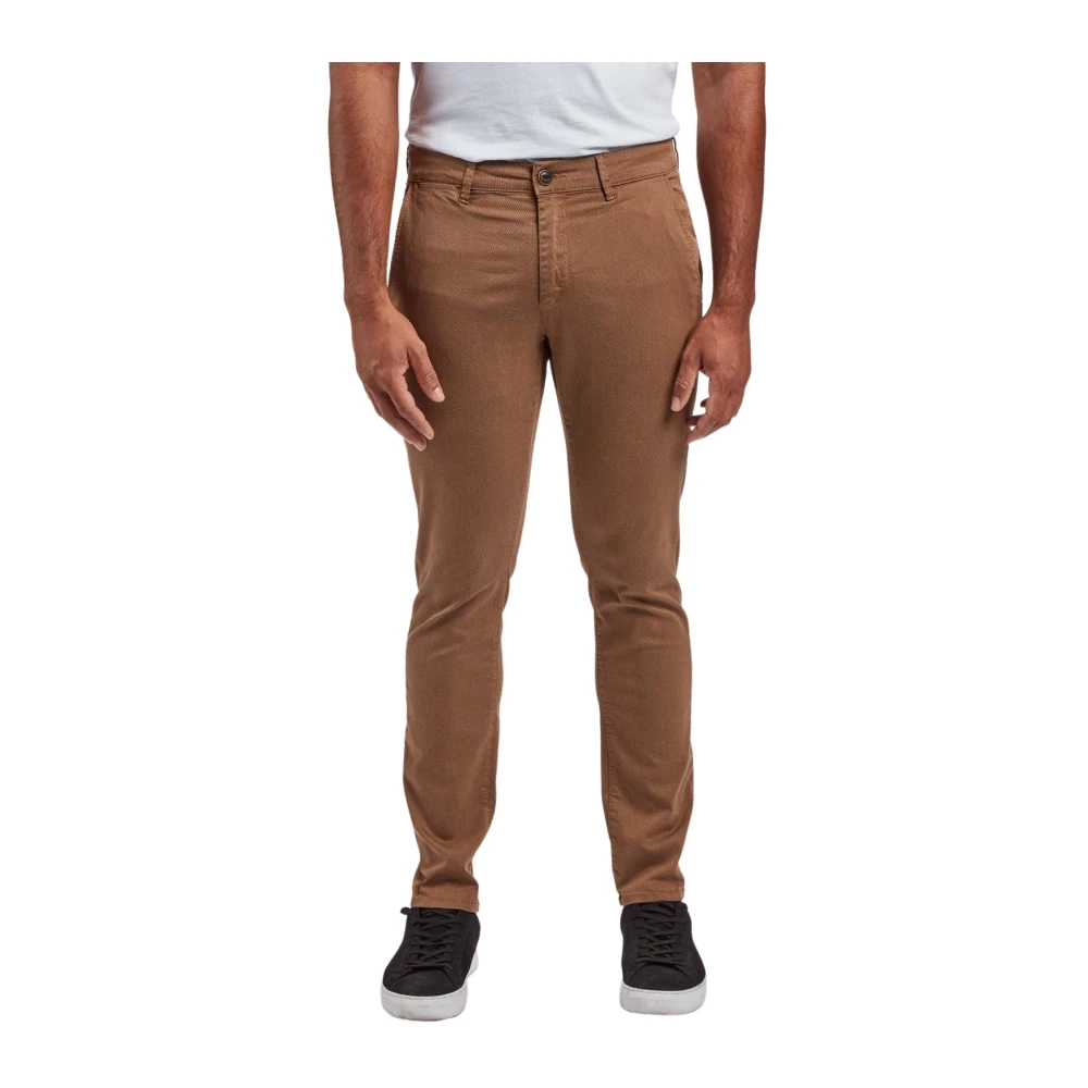 Gabba Cropped Trousers Brown Heren
