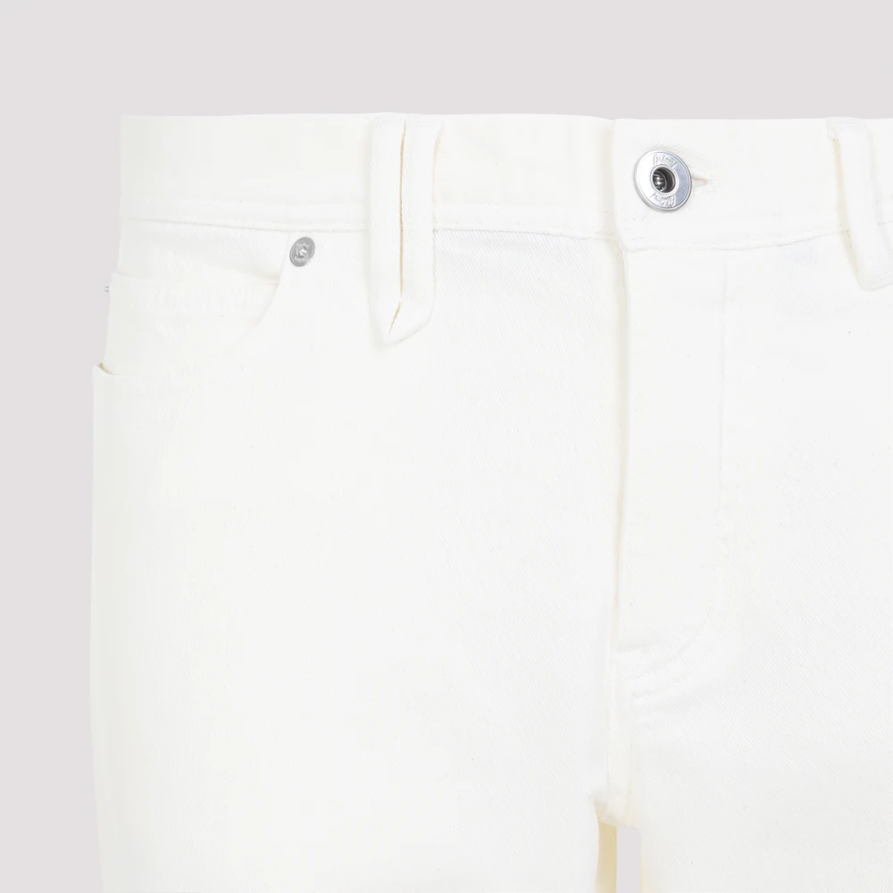 Brioni Witte Broek Moderne Elegantie White Heren