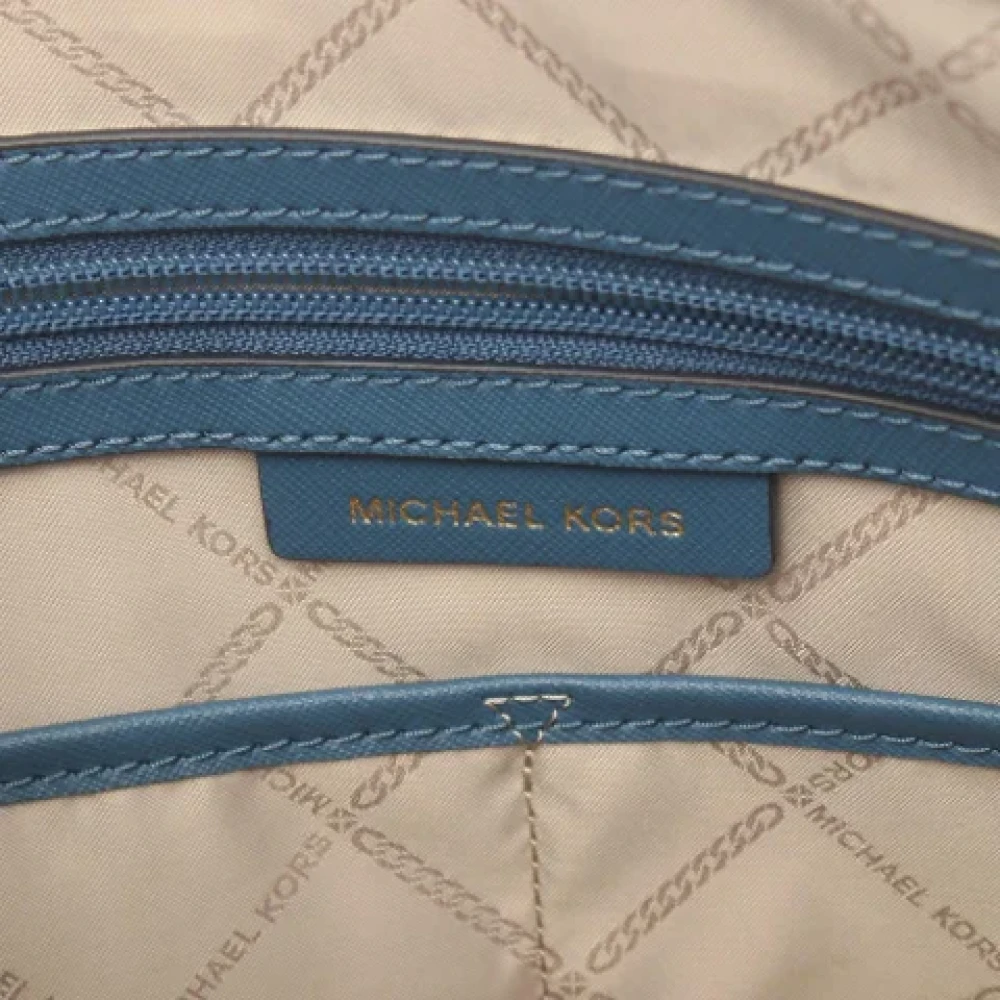 Michael Kors Pre-owned Leather shoulder-bags Blue Dames