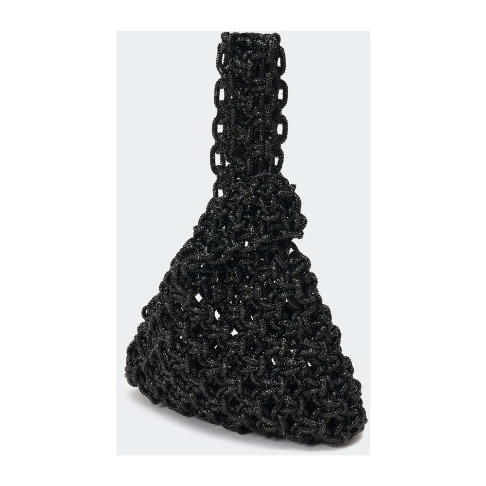 Hibourama Niky Knoop Clutch Black Dames