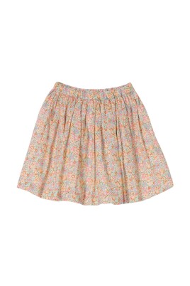 pink-floral-pleated-skirt