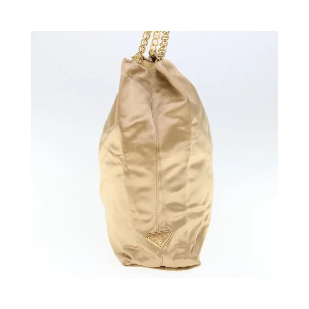 Prada Vintage Pre-owned Nylon prada-bags Yellow Dames