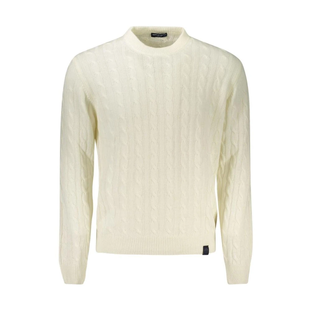 North Sails White Wool Men Sweater - XXL - Image 3