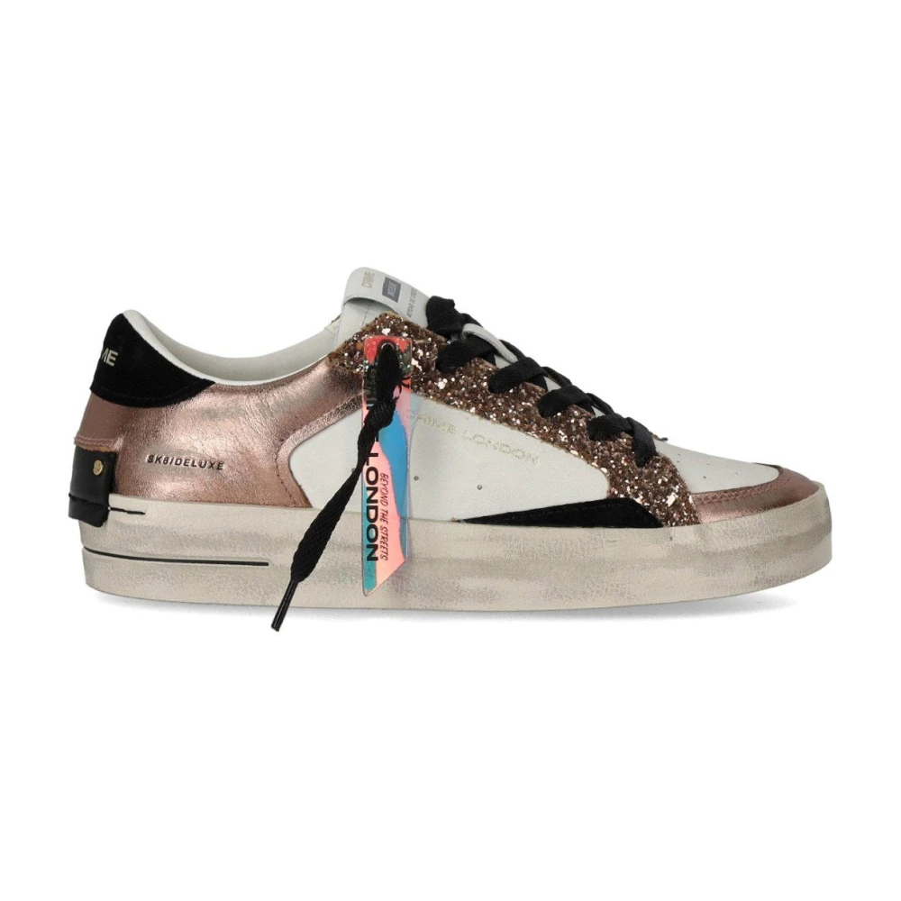 Crime London Bronze/ Sk8 Deluxe Sneaker Dames Schoenen Veelkleurig Multicolor