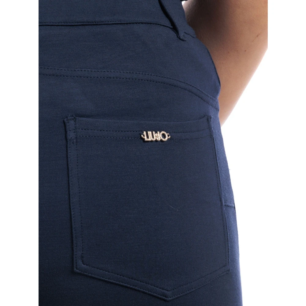 Liu Jo Slim Dress Blue Broek Blue Dames