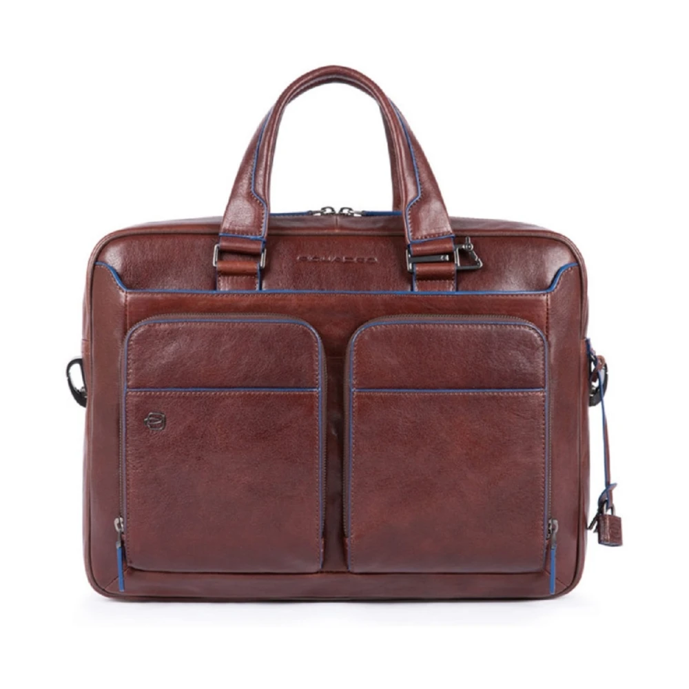 Piquadro Men's Blue Square Cartella