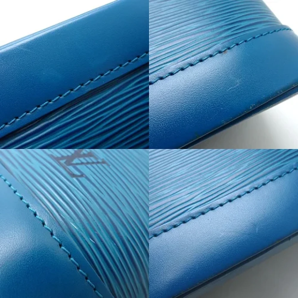 Louis Vuitton Vintage Pre-owned Leather handbags Blue Dames