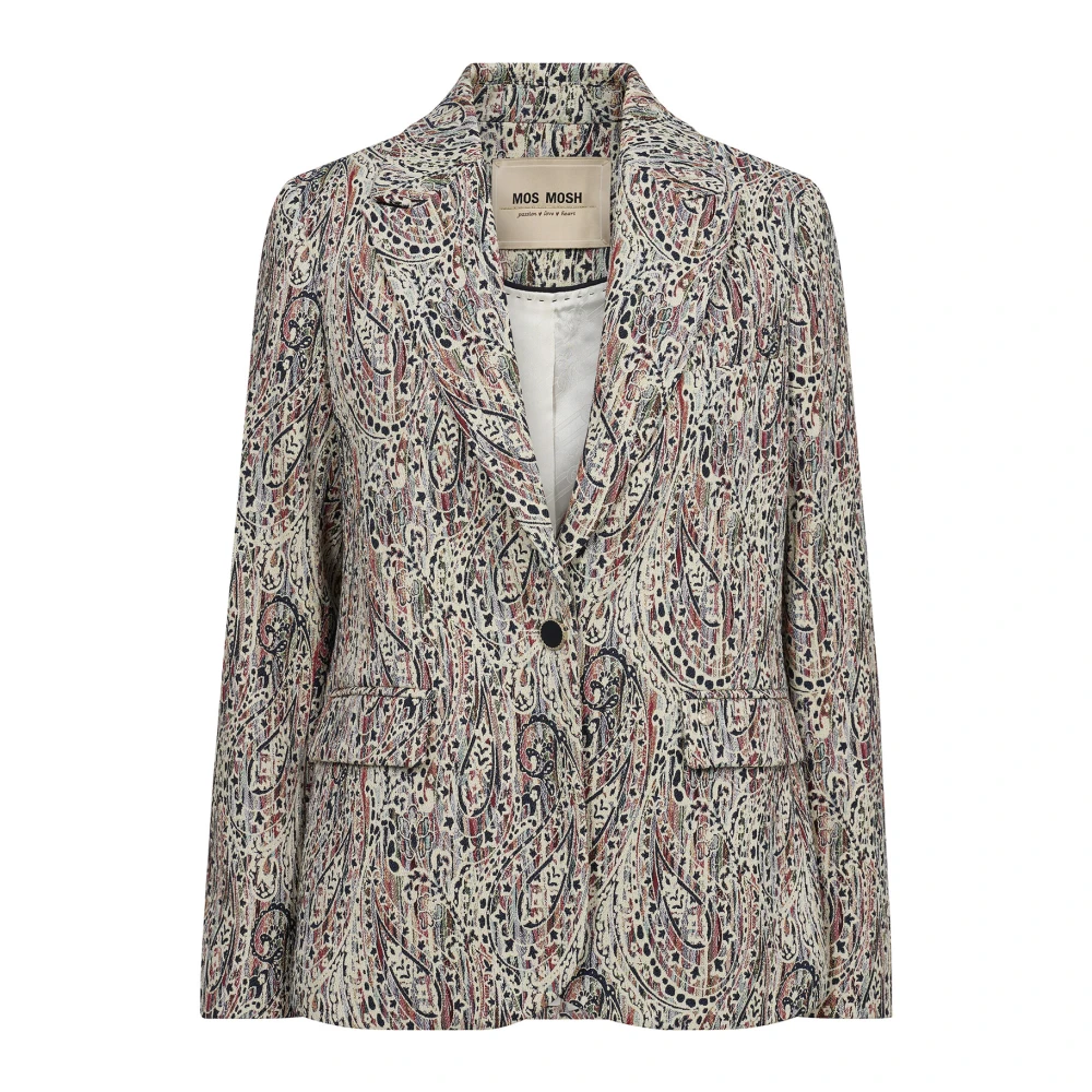 MOS MOSH Paisley Blazer Chinese Rood Multicolor Dames