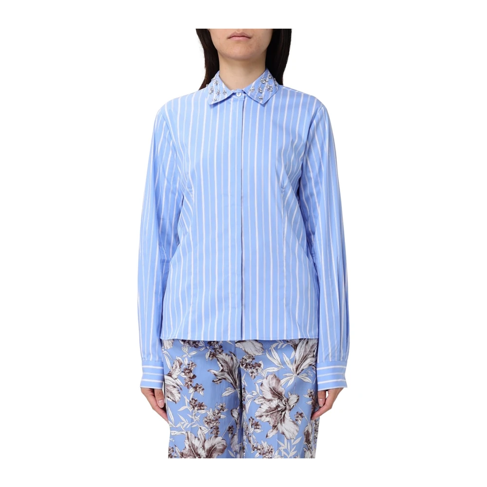 Liu Jo Donna Blu Camicette M, New,