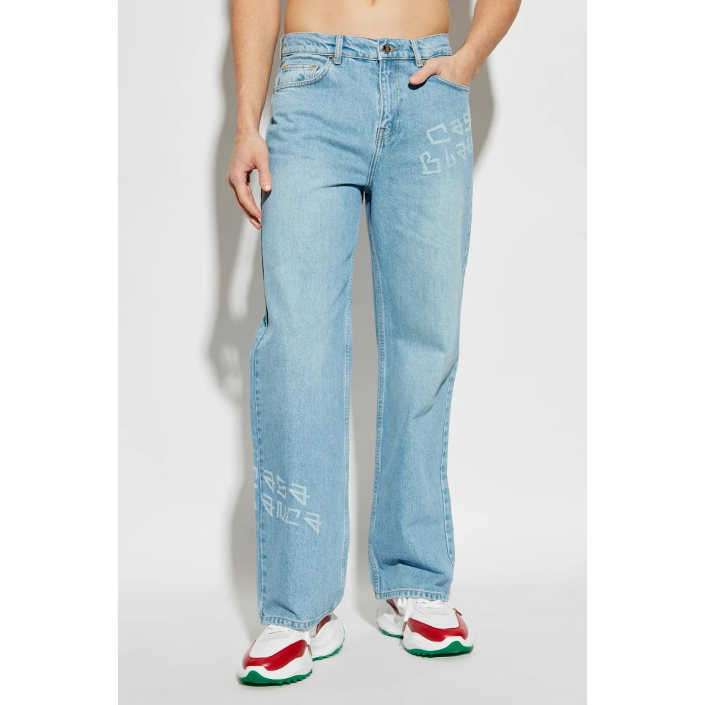 Casablanca Jeans met logo Blue Heren
