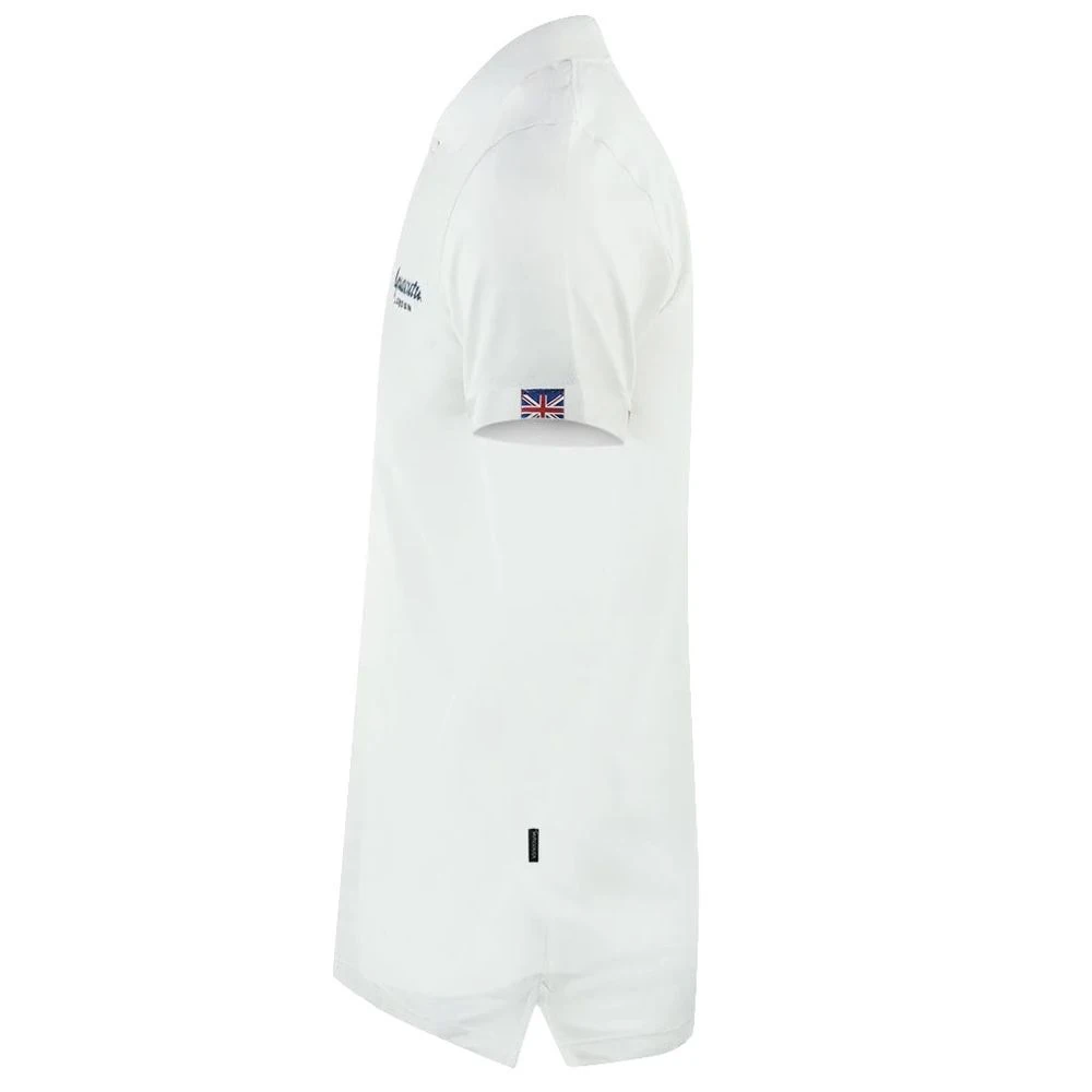 Aquascutum Elegant wit katoenen poloshirt White Heren