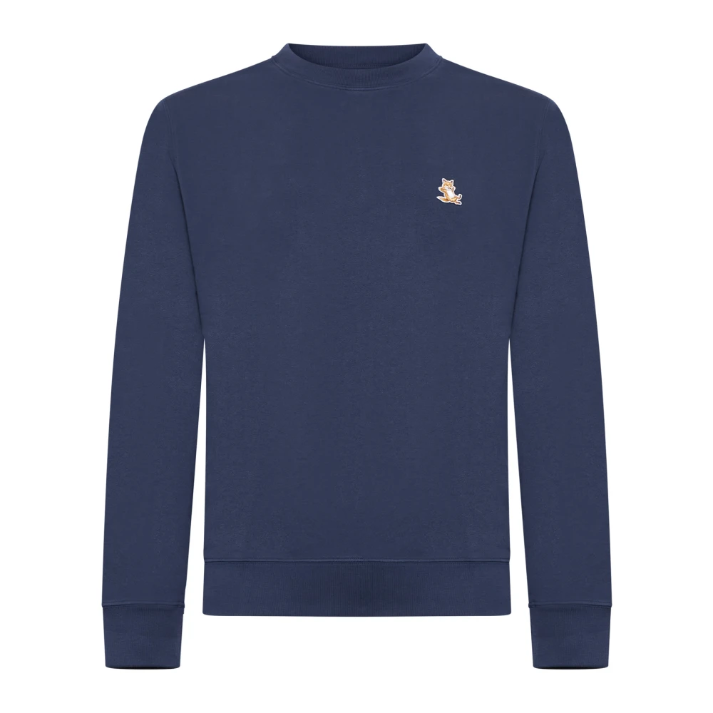 Maison Kitsuné Stijlvolle Sweaters Collectie Blue Heren