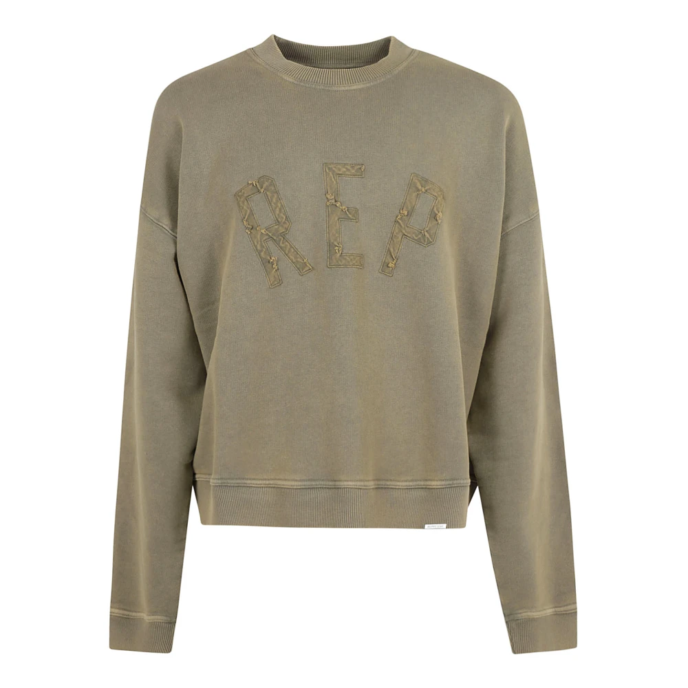 Represent Applique Sweater Beige Heren