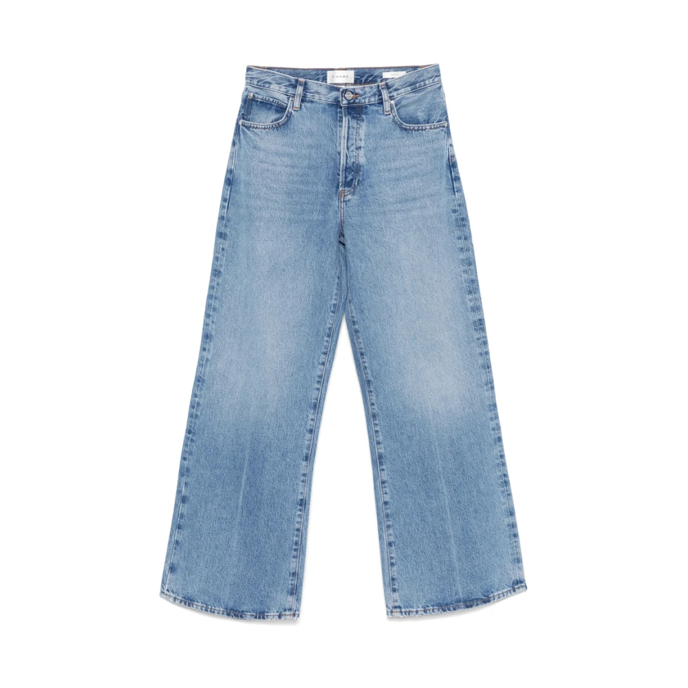 Frame - Jeans > Wide Jeans - Blue - Frame - Modalova